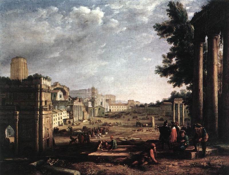 Claude Lorrain The Campo Vaccino, Rome dfg